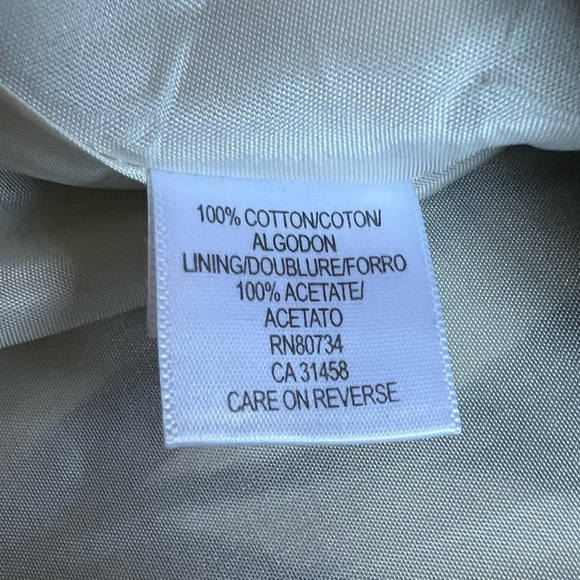 BcbgMaxAzria Black & Cream Chevron Tie Waist Cotton Sequin Midi A-line Skirt M - Picture 9 of 11